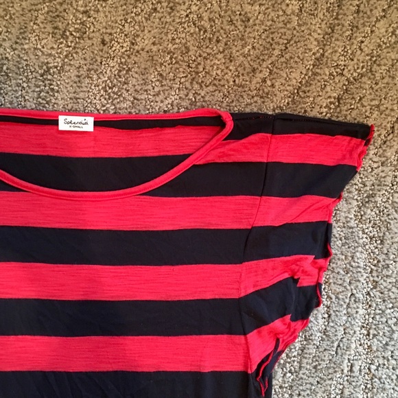 Splendid Striped Side-Tie T-Shirt - Picture 2 of 4